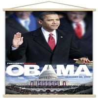 Претседателот Обама-Инаугурација Ѕид Постер, 22.375 34