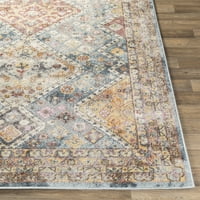 Уметнички ткајачи Ново Мексико Медалјон област килим, тексас, 5'3 7'3