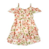 Детско место пролетен цветен фустан за печатење
