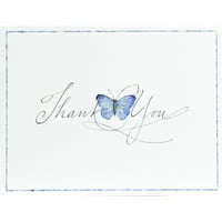 Marvy Uchida Секој ден благодарам на картички - пеперутка и калиграфија - картички и коверти