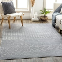 Уметнички ткајачи Роми племенски килим, светло сива, 5'3 7'1