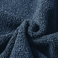 Машка Есенска Зимска Блуза Отворено Слободно Време Топло Плус Големина Патент Ревер Џеб Кардиган Јакна Животински Палта за