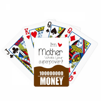 Мајка Која Е Твојата Суперсила Покер Играње Карти Смешни Рака Игра