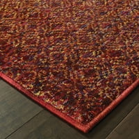 Авалон Дом Алтон Геометриски ткаен област килим, 1,9 '3.28'