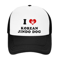 Срце Корејски Џиндо Куче Куче Љубов Штетници Смешни Камионџија Капа Бејзбол Капа