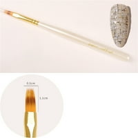 Четка за пенкало за нокти Mairbeon лесна за употреба на мултифункционални врвови за глава гел за сликање на нокти за маникир
