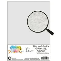 Кен Оливер Вода-Медиумски Картички В Коверти 6 Пкг-5 Х7 Бело