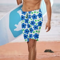 Летни Машки Хавајски Шорцеви Печатење На Плажа Секојдневен Моден Лабав Дише Машки Висококвалитетни Спортски Шорцеви Брзо Сушење