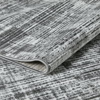 LOMAKNOTI AYSAL ATENTER 4 '6' сива апстрактна килим во затворен простор
