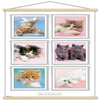 Кит Кимберлин - Мачиња Ѕид Постер Со Дрвена Магнетна Рамка, 22.375 34