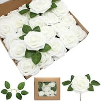 Вештачко Цвеќе Вистински Допир Вештачка Роза Со Стебла Пена Рози Најголемиот Дел ЗА Сам Свадба Букети Централни Аранжмани Забава
